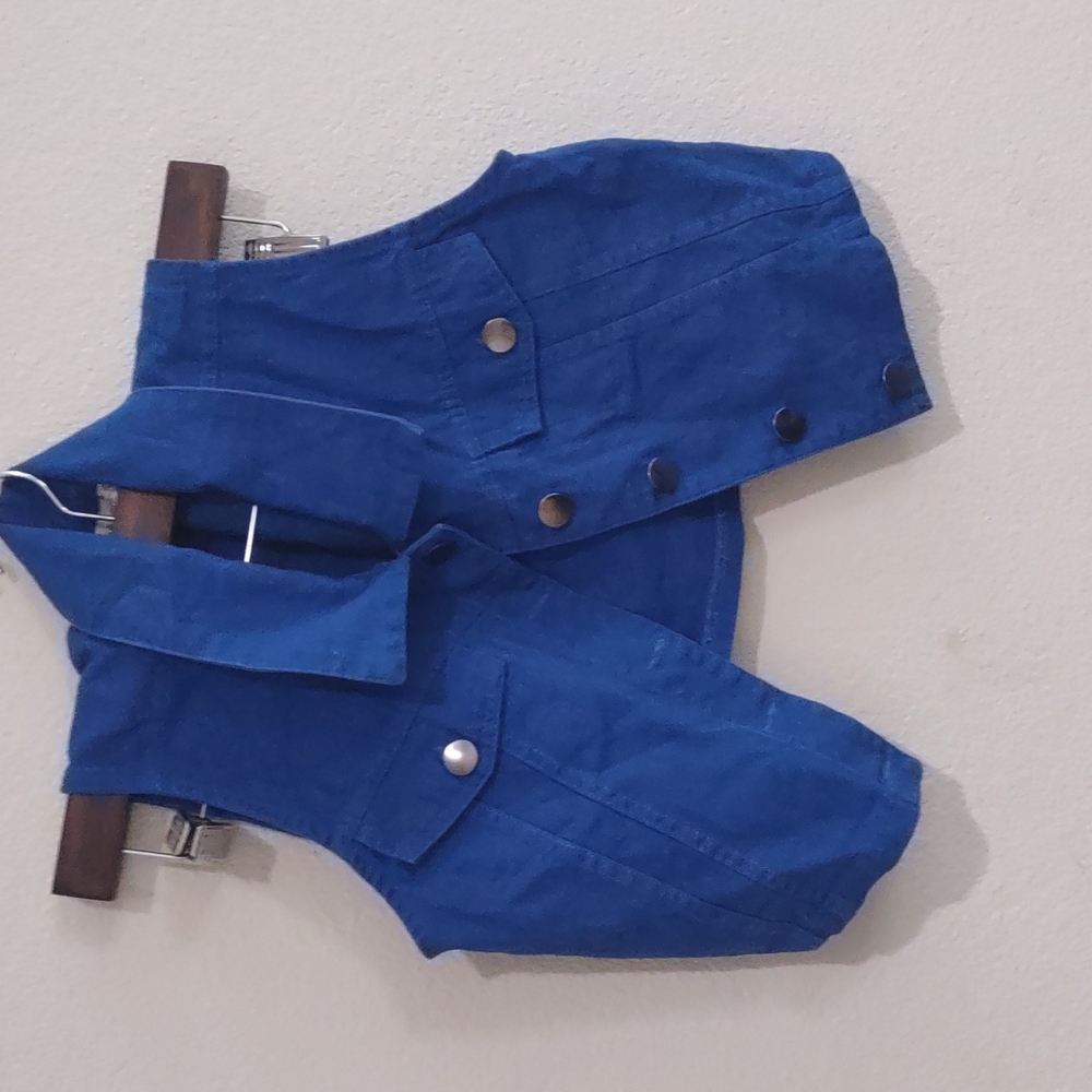 Knit works Blue vest.